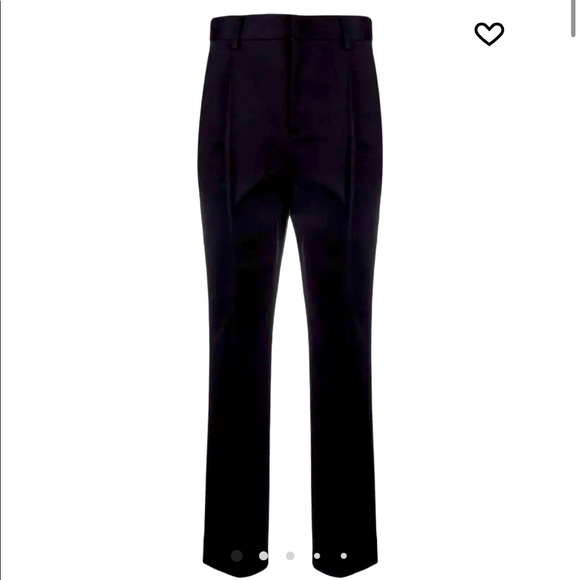 Red Valentino Black Hi-waist side zip and crop ankle zip pants - Picture 2 of 9